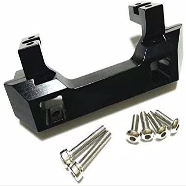 for 1/10 Crawler Car TRX/4 82056-4 Aluminum Front Bumper Mount/Servo Mount Black