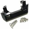 for 1/10 Crawler Car TRX/4 82056-4 Aluminum Front Bumper Mount/Servo Mount Black view 1