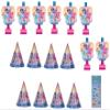 Unique My Little Pony Birthday Party Supplies Favor Bundle Pack Includes 8 Party Paper Hats, 8 Party Paper Blowouts view 1