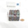 Primary Nebula Dice Luminary with Blue Pips 12mm (1/2in) D6 Set of 50 Wondertrail view 2