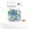 Oceanic Nebula Luminary Dice with Gold Numbers 16mm (5/8in) D4 Set of 50 Wondertrail view 2