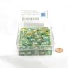 Spring Nebula Luminary Dice with White Numbers 16mm (5/8in) D6 Set of 50 Wondertrail view 2