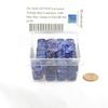 Nocturnal Nebula Dice Luminary with Blue Pips 12mm (1/2in) D6 Set of 50 Wondertrail view 2