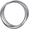 blue-ther Chinese Linking Rings Magnetic Lock Magic Rings Chrome Magic Tricks for Magician Stage Magic Prop (4 Pcs,12 in) view 2