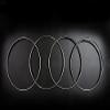 blue-ther Chinese Linking Rings Magnetic Lock Magic Rings Chrome Magic Tricks for Magician Stage Magic Prop (4 Pcs,12 in) view 4