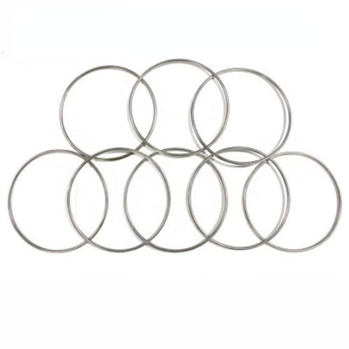 blue-ther Chinese Linking Rings Magnetic Lock Magic Rings Chrome Magic Tricks for Magician Stage Magic Prop (8 Pcs,12 in)