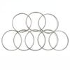 blue-ther Chinese Linking Rings Magnetic Lock Magic Rings Chrome Magic Tricks for Magician Stage Magic Prop (8 Pcs,12 in) view 1