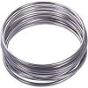 blue-ther Chinese Linking Rings Magnetic Lock Magic Rings Chrome Magic Tricks for Magician Stage Magic Prop (8 Pcs,12 in) view 3