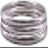 blue-ther Chinese Linking Rings Magnetic Lock Magic Rings Chrome Magic Tricks for Magician Stage Magic Prop (3 Pcs,12 in) view 2