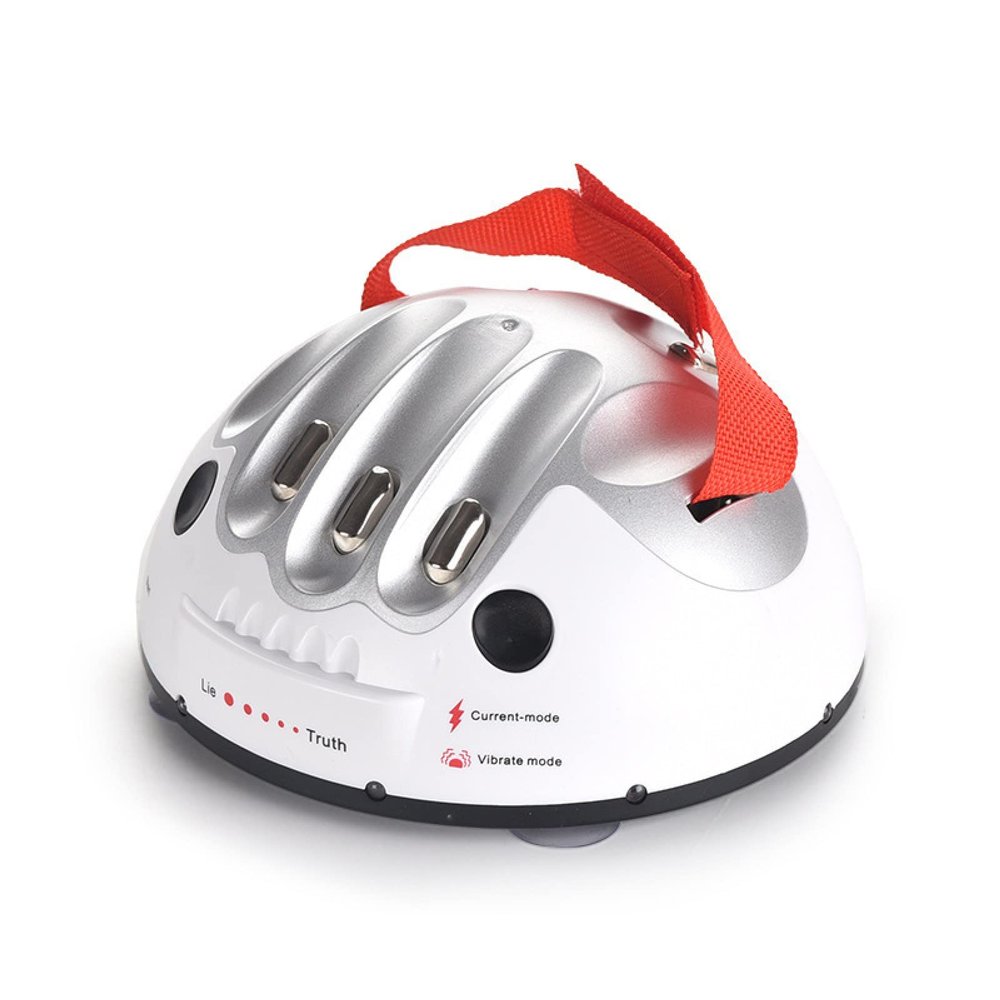 JKSDDSFF Novelty Game Interesting Electric Shocking Liar Lie Detector Machine - Best Gift for Truth Game Toy