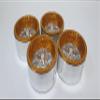 H-TECH RC Parts 1/10 Crawler Car 12mm hex 2.2inch Aluminum CNC Metal Beadlock Wheel 4PCS Custom Plating, Gold view 2