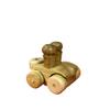 Handmade Squatty Buggy Car - Natural Wooden Car Toy view 1