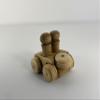 Handmade Squatty Buggy Car - Natural Wooden Car Toy view 3