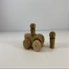 Handmade Squatty Buggy Car - Natural Wooden Car Toy view 4