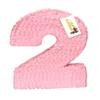 APINATA4U Large 20" Solid Light Pink Number Two Piata Second Birthday 20" view 1