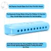 Crafteem Color Blues Harmonica, Key of C for Kids, Children, Toddler and Beginners,10 Hole 20 Tones Musical Instrument Toy Gift view 3