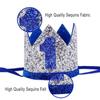 AULEGE Birthday Hat, Birthday Party Hat, First Birthday Glitter Crown for Baby Boy/Girl 1st Birthday Party Supplies, Gold 1 view 3