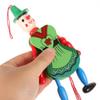 ABOOFAN Wooden Clown Marionette Puppet Toys: String Marionette Toys Pull String Puppet Doll for (Random Style) view 2