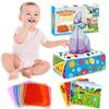 Aiduy Baby Toys 6 to 12 Months - Baby Tissue Box Toys Montessori Toys for Babies 6-12 Months Soft Crinkle Infant Sensory Toys for 1 Year Old Early Learning Toys Baby Boys Girls Gifts view 1