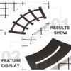 Toyvian Road Car Tape Toy Straight Curve Track Sticker Rolls Traffic Signs DIY Floors and Walls Train Track Model Decals Children Education Toy view 2