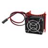 Vgoohobby Aluminum Alloy RC Motor Heatsink with 5V Cooling Fan for 550 540 Size Electric Motor Heatsink Compatible with Traxxas Tamiya Redcat HPI Wltoys HSP Losi RC 1/10 Car Truck Crawler (Red) view 2