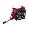 Vgoohobby Aluminum Alloy RC Motor Heatsink with 5V Cooling Fan for 550 540 Size Electric Motor Heatsink Compatible with Traxxas Tamiya Redcat HPI Wltoys HSP Losi RC 1/10 Car Truck Crawler (Red) view 4