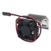 Vgoohobby RC Motor Heatsink 540 545 550 Brushless Brushed Electric Engine Heat Sink with 5-6V Cooling Fan Compatible with Traxxas HSP HPI Wltoys Himoto Axial Tamiya 1/10 RC Crawler Truck Car (Silver) view 3