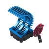 Vgoohobby RC Motor Heatsink 540 545 550 Brushless Brushed Electric Engine Heat Sink with 5-6V Cooling Fan Compatible with Traxxas HSP HPI Wltoys Himoto Axial Tamiya 1/10 RC Crawler Truck Car (Blue) view 2