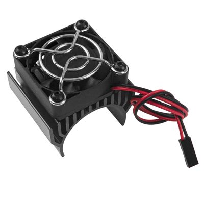 Vgoohobby Aluminum Alloy RC Motor Heatsink with 5V Cooling Fan for 550 540 Size Electric Motor Heatsink Compatible with Traxxas Tamiya Redcat HPI Wltoys HSP Losi RC 1/10 Car Truck Crawler (Black)