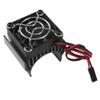 Vgoohobby Aluminum Alloy RC Motor Heatsink with 5V Cooling Fan for 550 540 Size Electric Motor Heatsink Compatible with Traxxas Tamiya Redcat HPI Wltoys HSP Losi RC 1/10 Car Truck Crawler (Black) view 1