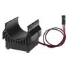 Vgoohobby Aluminum Alloy RC Motor Heatsink with 5V Cooling Fan for 550 540 Size Electric Motor Heatsink Compatible with Traxxas Tamiya Redcat HPI Wltoys HSP Losi RC 1/10 Car Truck Crawler (Black) view 3