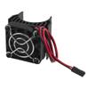 Vgoohobby Aluminum Alloy RC Motor Heatsink with 5V Cooling Fan for 550 540 Size Electric Motor Heatsink Compatible with Traxxas Tamiya Redcat HPI Wltoys HSP Losi RC 1/10 Car Truck Crawler (Black) view 4