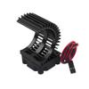 Vgoohobby RC Motor Heatsink 540 545 550 Brushless Brushed Electric Engine Heat Sink with 5-6V Cooling Fan Compatible with Traxxas HSP HPI Wltoys Himoto Axial Tamiya 1/10 RC Crawler Truck Car (Black) view 1