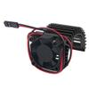 Vgoohobby RC Motor Heatsink 540 545 550 Brushless Brushed Electric Engine Heat Sink with 5-6V Cooling Fan Compatible with Traxxas HSP HPI Wltoys Himoto Axial Tamiya 1/10 RC Crawler Truck Car (Black) view 3