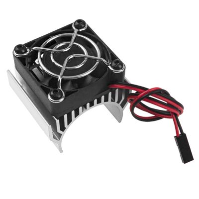 Vgoohobby Aluminum Alloy RC Motor Heatsink with 5V Cooling Fan for 550 540 Size Electric Motor Heatsink Compatible with Traxxas Tamiya Redcat HPI Wltoys HSP Losi RC 1/10 Car Truck Crawler (Silver)