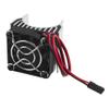 Vgoohobby Aluminum Alloy RC Motor Heatsink with 5V Cooling Fan for 550 540 Size Electric Motor Heatsink Compatible with Traxxas Tamiya Redcat HPI Wltoys HSP Losi RC 1/10 Car Truck Crawler (Silver) view 4