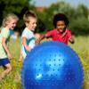 penepico Large Sensory Massage Ball for Kids, 33.5" 85CM 3.1lb(1400g) Bouncy Exercise Ball for Toddlers, Big Inflatable Balls with Tactile Spikes, Outdoor Giant Yoga Ball, Large Beach Balls Play Ball view 1