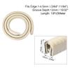 10Ft/3Meter Edge Trim U Seal Extrusion Beige U Channel Edge Protector PVC Plastic w Iron Sheet Fits 1-4.5mm Edge DUO ER view 2