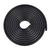 10Ft/3Meters Edge Trim U Seal Extrusion Black U Channel Edge Protector PVC Plastic W Iron Sheet Fits 1-3.5mm Edge DUO ER view 1