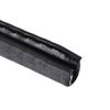 10Ft/3Meters Edge Trim U Seal Extrusion Black U Channel Edge Protector PVC Plastic W Iron Sheet Fits 1-3.5mm Edge DUO ER view 3