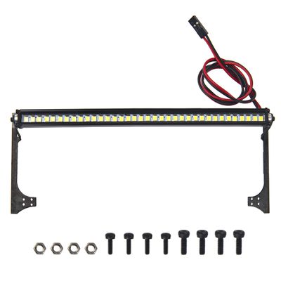 Vgoohobby 5.9" RC 36Led LED Light Bar Roof LED Lamp Body Shell Roof Light Compatible with Traxxas TRX-4 SCX10 90046 D90 SCX10 II CC01 Redcat Gen7 1/10 RC Crawler Car Truck (Wrangler Bracket)