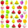 32pcs Mochi Squishy Toys Set for Kids, Mini Squishies Kawaii Fruit Squeeze Toys Pack Cute Stress Relief Anxiety Toys for Boys Girls view 1