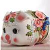 XXZY Money Bank Ceramic Piggy Bank Cute Flower Pig Coin Bank Creative Money Bank Best Children's Birthday Large Capacity Best Creative Gift (Color : White) view 3