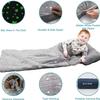 Kids Sleeping Bag for Girls & Boys, Large Kids Sleeping Bag with Pillow, Glow in The Dark Slumber Bag,Soft and Comfortable for Childern Daycare, Sleepovers Travel view 2