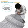 Kids Sleeping Bag for Girls & Boys, Large Kids Sleeping Bag with Pillow, Glow in The Dark Slumber Bag,Soft and Comfortable for Childern Daycare, Sleepovers Travel view 3