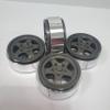 H-TECH RC Parts 1/10 Crawler Car 12mm hex 1.9inch Plus Offset Aluminum CNC Metal Beadlock Scale Wheel 4PCS Custom Plating Made view 1