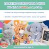 Cuddle Barn - Alphabet Hudson | Animated Singing Hippo Stuffed Animal Plush Toy Wiggles Ears to ABC Song and Ten Little Elephants, 11 inches view 4
