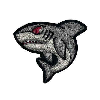Kids Collection Sealife #4 Shark Hai Embroidery Morale Patch