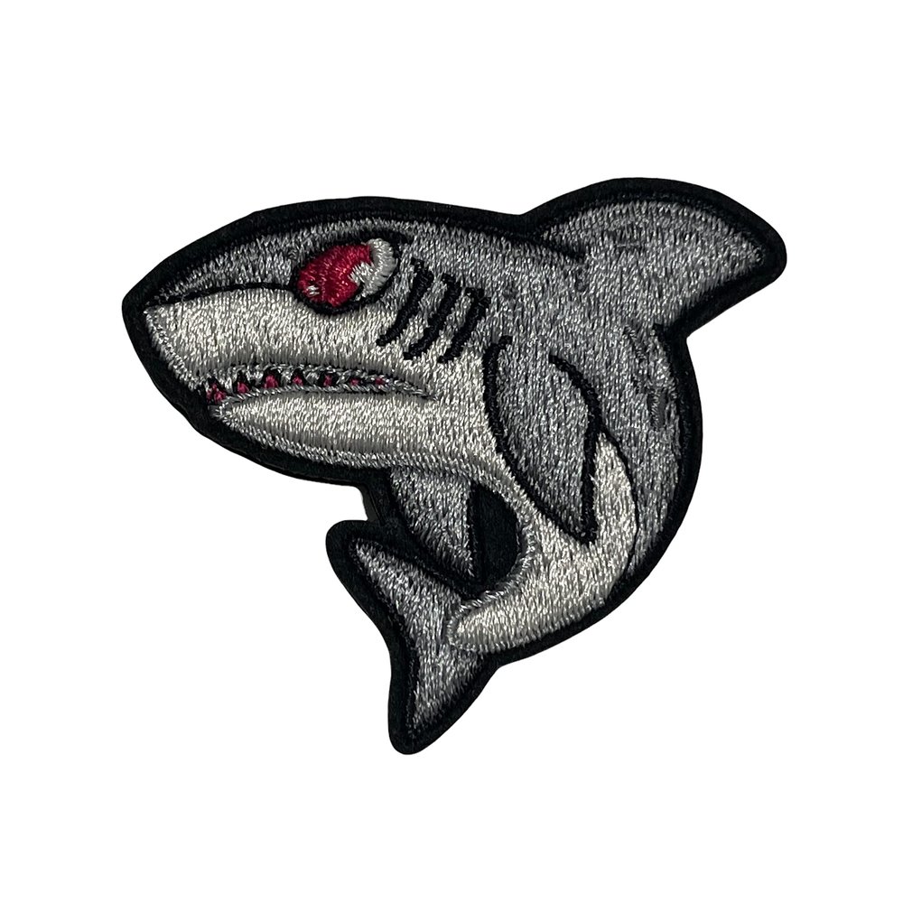 Kids Collection Sealife #4 Shark Hai Embroidery Morale Patch