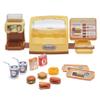 Pretend Play Burger Shop with Menu Toy Set, Kids Kitchen Playset Play Food Retro Diner Stand for Kids - Toddler Kitchen Playset Accessories Toy with Juice Drink Machines, Hamburger Fastfood- 25 PCS view 1